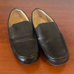 Boys Black Driving Loafers